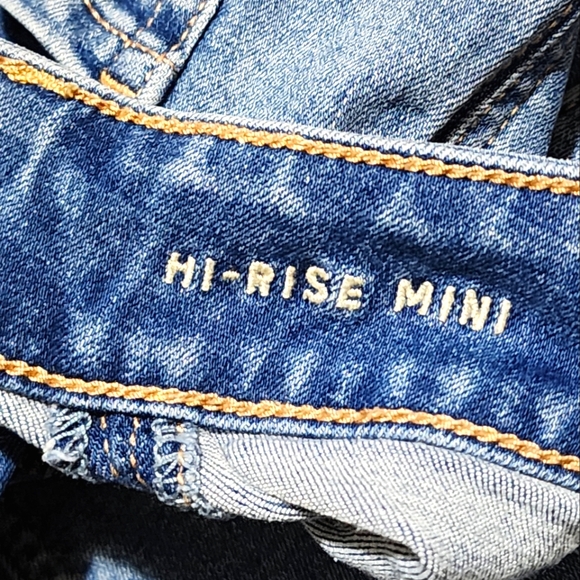 American Eagle Outfitters Hi-Rise Jeans Mini skirt - Picture 5 of 8